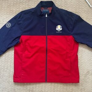 RLX Ralph Lauren Windbreaker Red and Blue Athletic Style